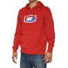 SUDADERA 100% OFFICIAL ROJO ·