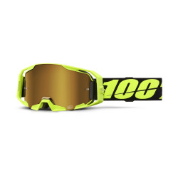 GAFAS 100% ARMATIC AMARILLO NEON / ORO ESPEJO ·