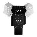 CUBRE CARTER CROSSPRO ALUMINIO CF MOTO MT-X 800 25 NEGRO T