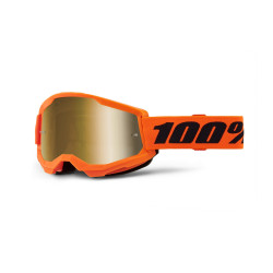 GAFAS 100% STRATA 2 JUNIOR M2 NARANJA / ORO ESPEJO