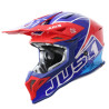 CASCO JUST1 J-39 THRUSTER ROJO / AZUL / BLANCO