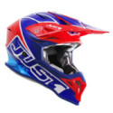 CASCO JUST1 J-39 THRUSTER ROJO / AZUL / BLANCO