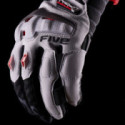 GUANTES FIVE TFX1 AIRFLOW NEGRO / ROJO FLUOR