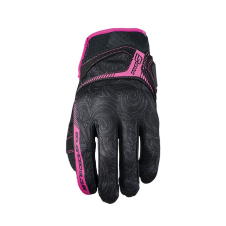 01-img-five-guante-de-moto-rs3-replica-woman-negro-rosa