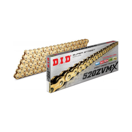 CADENA DID 520ZVM-X x 140 ZB ORO / ORO