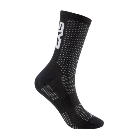 CALCETINES SIXS SHORT LOGO V2 CARBONO NEGRO / NEGRO