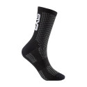 CALCETINES SIXS SHORT LOGO V2 CARBONO NEGRO / NEGRO