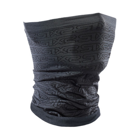 BRAGA DE CUELLO SIXS 4 SEASONS TBX V2 LOGO GRIS / NEGRO