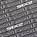 BRAGA DE CUELLO SIXS 4 SEASONS TBX V2 LOGO NEGRO / BLANCO