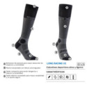 CALCETINES SIXS LONG RACING V2 NEGRO / GRIS