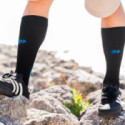 CALCETINES SIXS MOT V3 NEGRO / AZUL