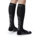 CALCETINES SIXS MOT V3 NEGRO / GRIS