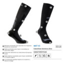 CALCETINES SIXS MOT V3 NEGRO / GRIS