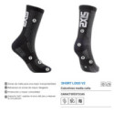 CALCETINES SIXS SHORT LOGO V2 NEGRO