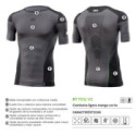 CAMISETA INTERIOR DE MANGA CORTA SIXS LIGHT BT TS1L V2 CARBONO NEGRO