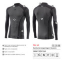 CAMISETA INTERIOR DE MANGA LARGA SIXS 4 SEASONS TS3 V2 CARBONO NEGRO
