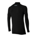 CAMISETA INTERIOR DE MANGA LARGA SIXS MERINOS WOOL TS3 NEGRO