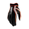 GUANTES 100% RIDEFIT M2 BLANCO / ROJO / NEGRO
