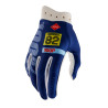 GUANTES 100% ITRACK M2 AZUL MARINO
