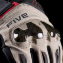 GUANTES FIVE TFX2 EVO WP+ AZUL / GRIS / ROJO
